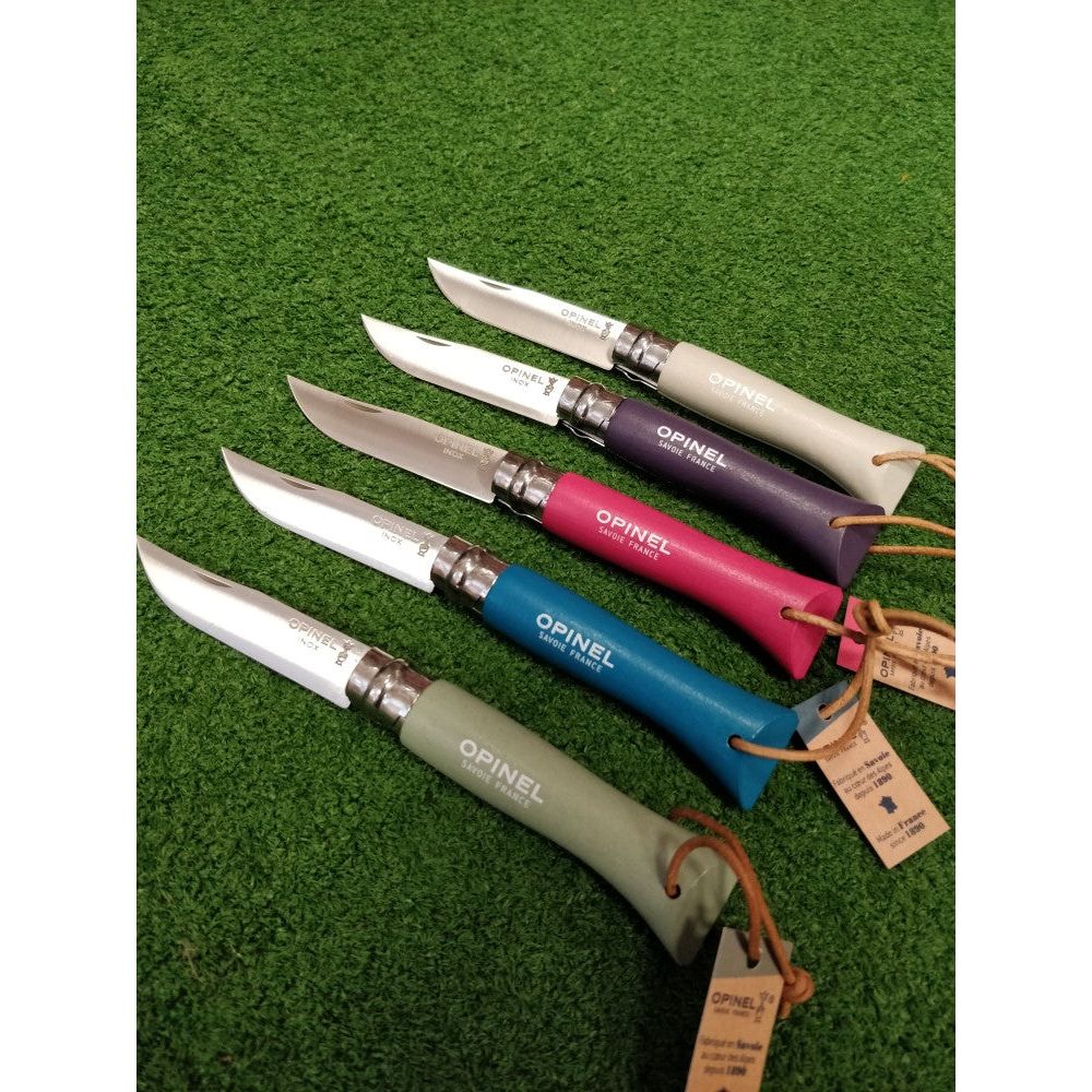 Opinel N°06 spalvota rankena su nėriniais (yra 5 spalvų)