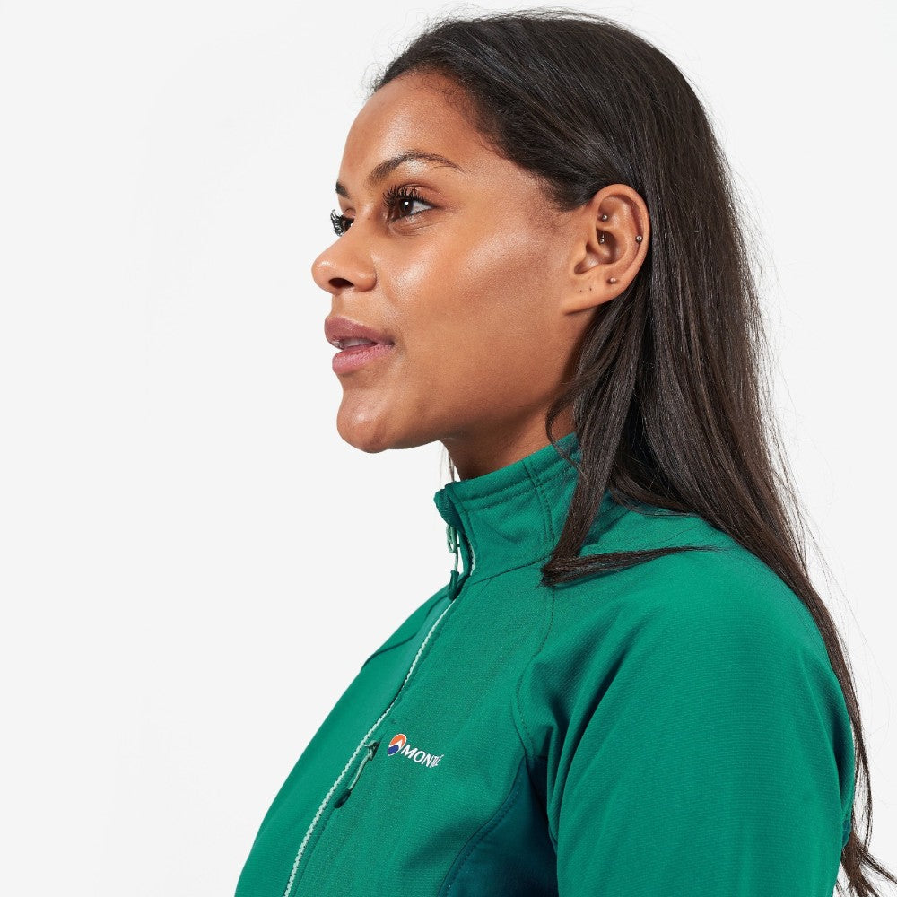 Moteriška kriptoninė Softshell striukė Montane