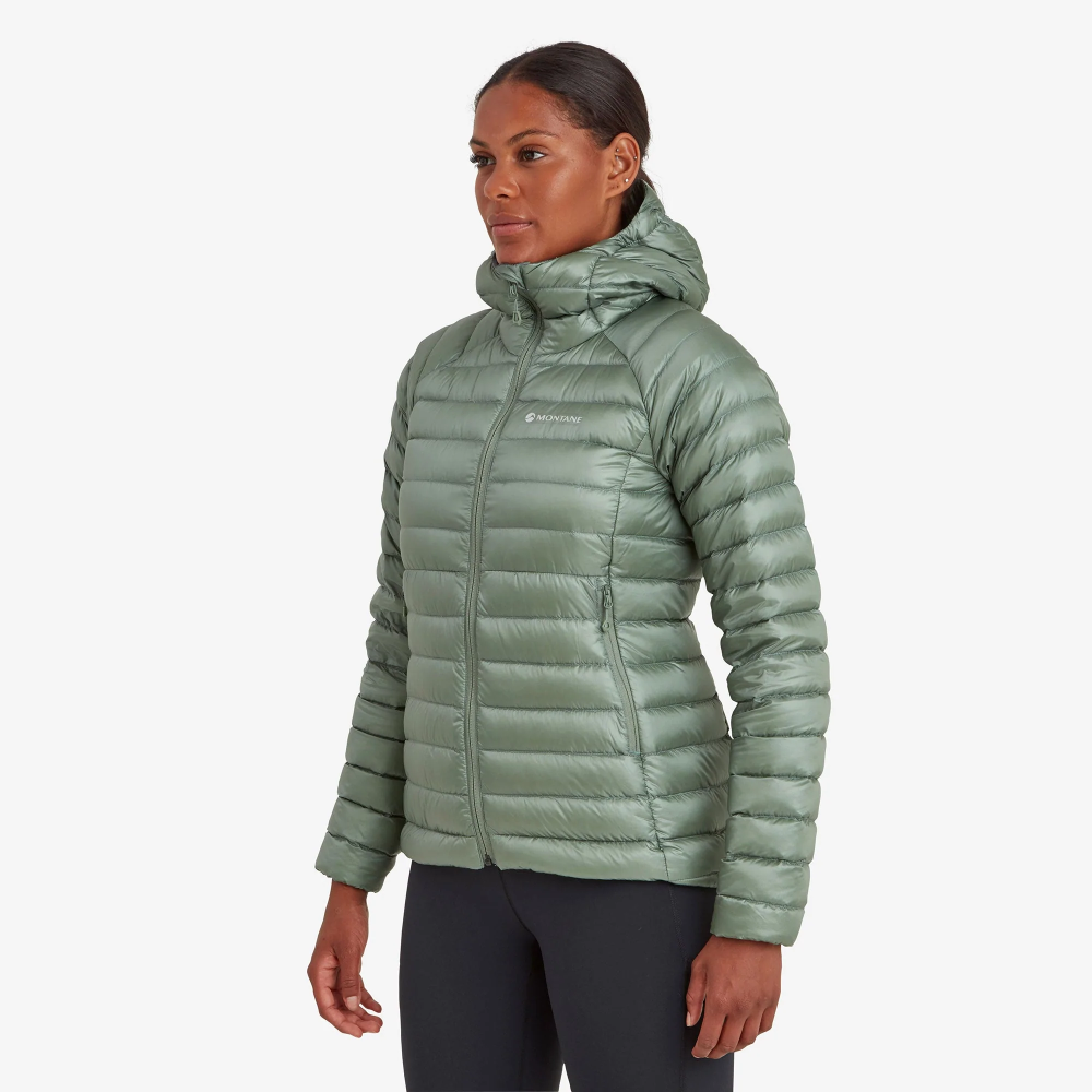 Montane moteriška Pūkinė striukė su gobtuvu Anti-Freeze Packable Hooded Pūkinė Jacket