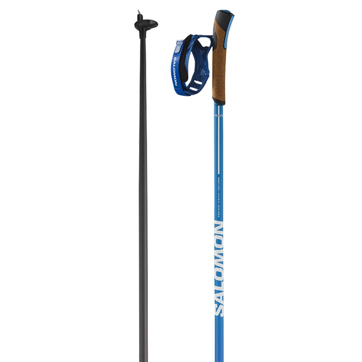 SALOMON S/Max Carbon Click blue/black slēpošanas nūjas