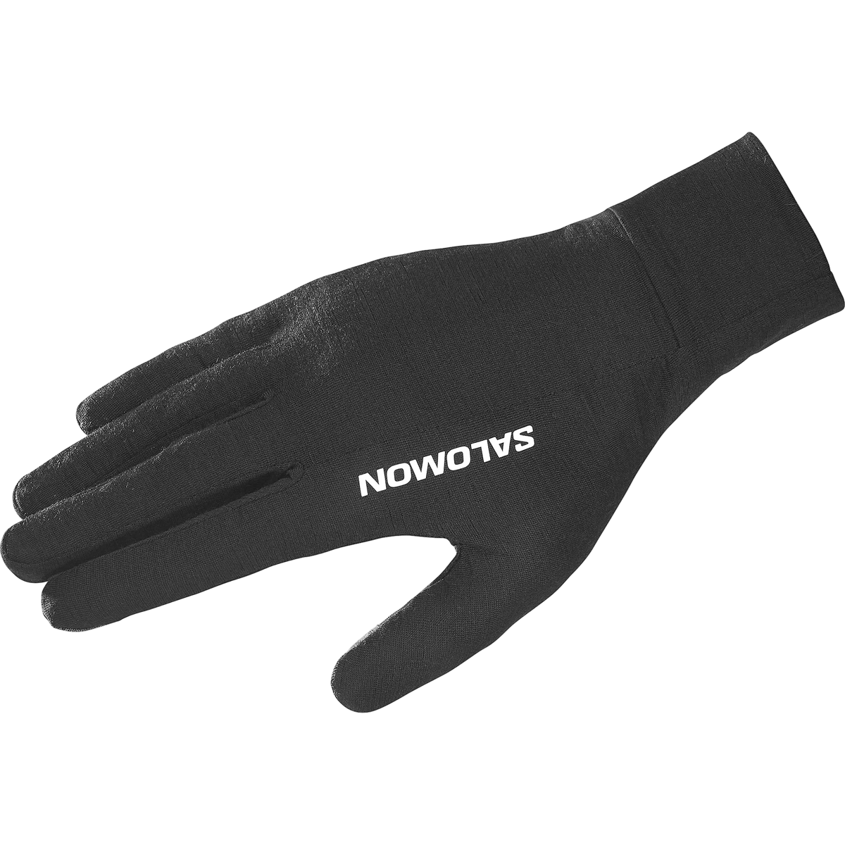 SALOMON Merino Gloves Uni deep black — Skriešanas cimdi