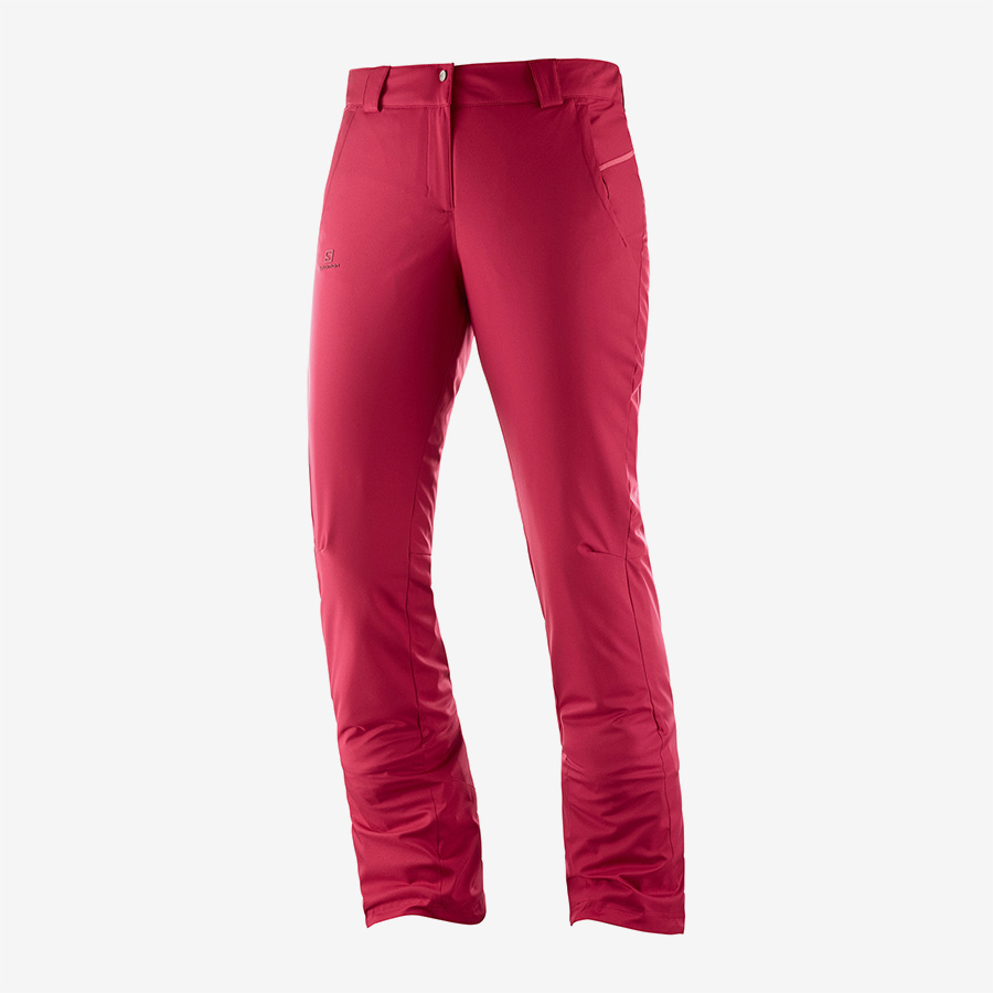SALOMON bikses W Stormseason REG red