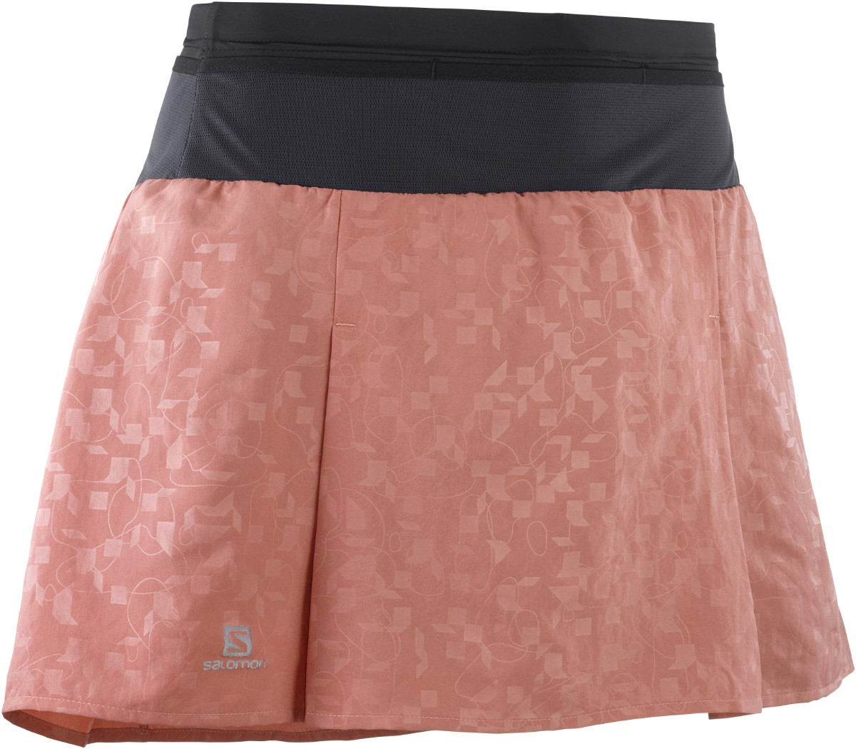 SALOMON XA Skort W brick dust — Skriešanas apģērbs