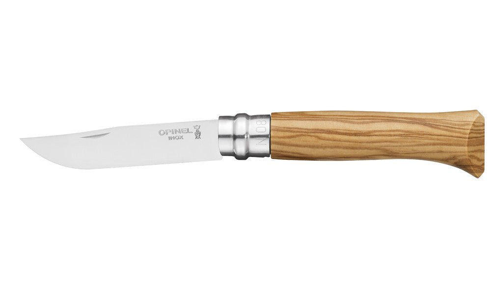 Opinel N°08 Stainless Steel Olive Wood - DABAI.LV
