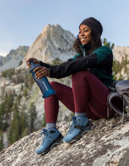 LifeStraw Peak Series sulankstomas spaudžiamasis buteliukas 650 ml
