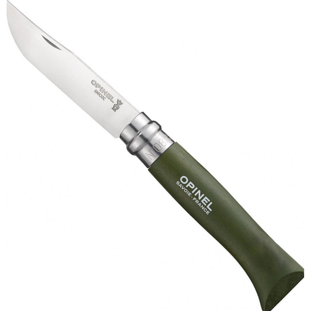 Opinel N°08 Blister värviline käepide (saadaval 3 värvitoonis)