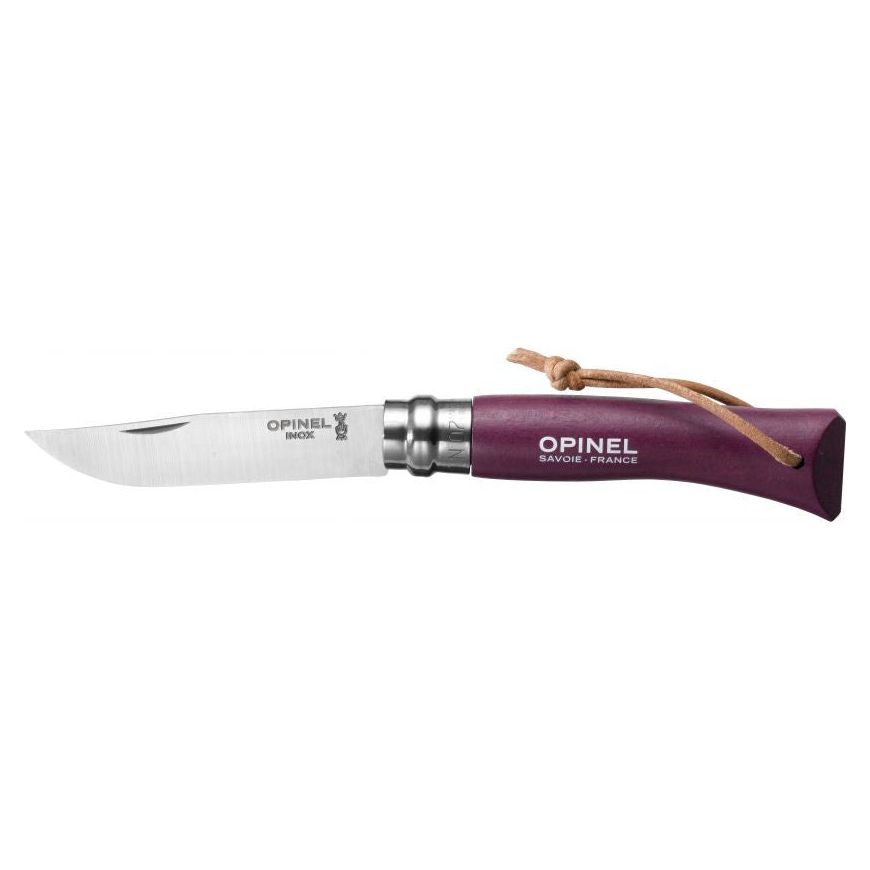 Opinel N°07 värviline pitsiga käepide (saadaval 6 värvitoonis)
