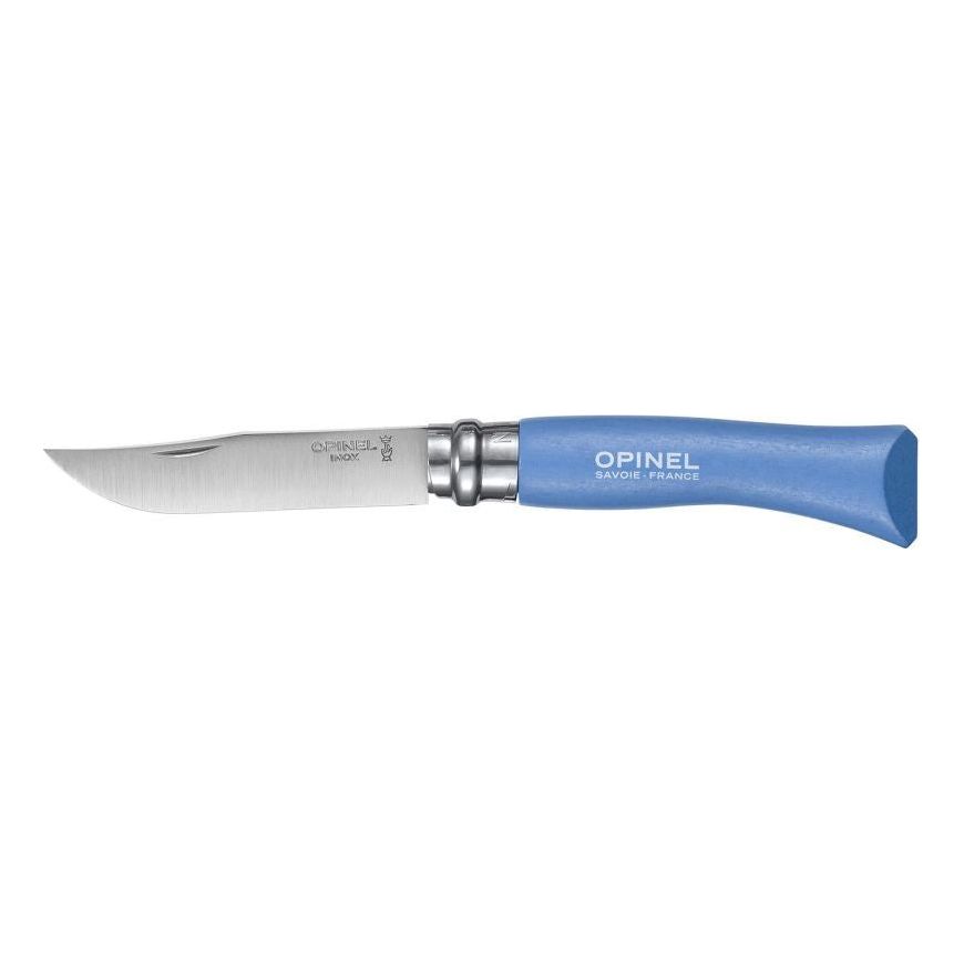 Opinel Blister N°07 Roostevabast terasest pöök (saadaval 2 värvitoonis)