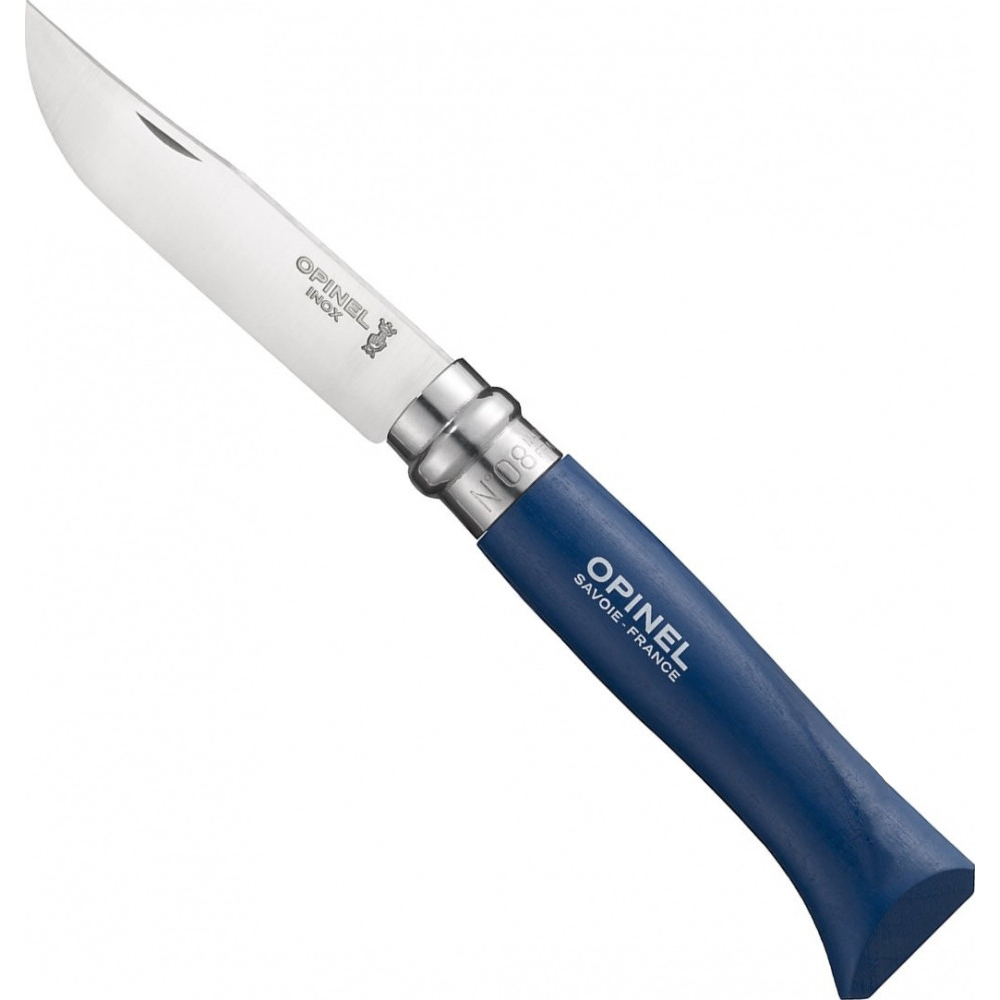 Opinel N°08 Blister värviline käepide (saadaval 3 värvitoonis)