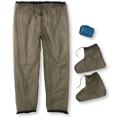 „Sea To Summit Bug Pants“ su alyvuogių kojinėmis 