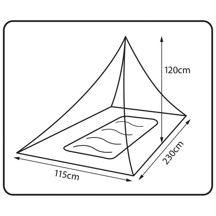 360° Degrees Mosquito (Insect) Net Single