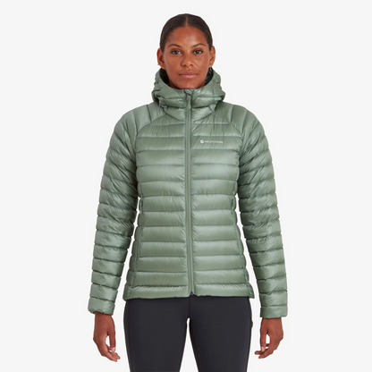 Montane moteriška Pūkinė striukė su gobtuvu Anti-Freeze Packable Hooded Pūkinė Jacket