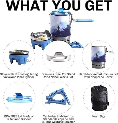 Fire-Maple Polaris Pressure-Regulator Cooking System