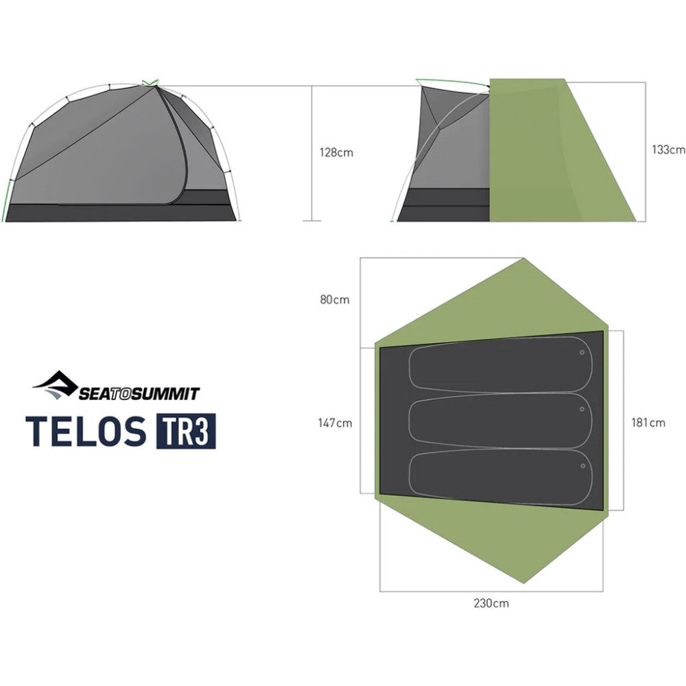 Sea To Summit Telos Tent - TR3