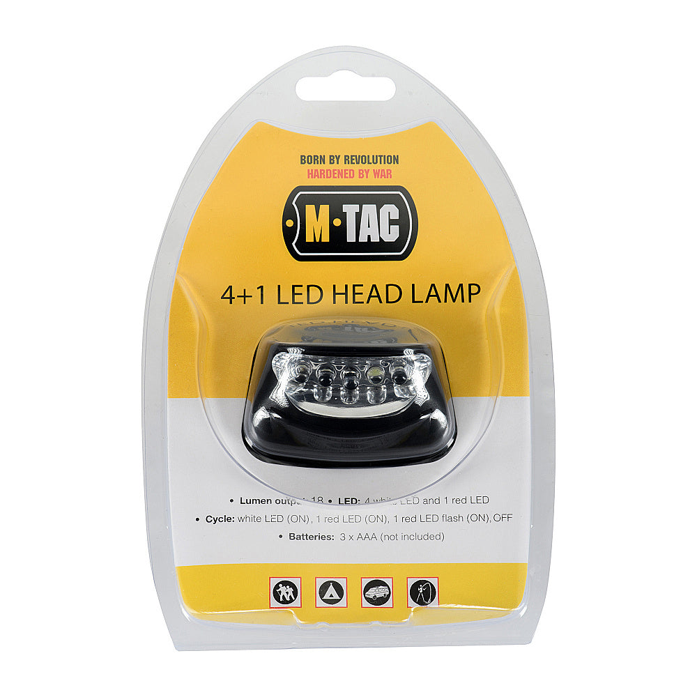 M-Tac 4+1 LED galvas lukturis