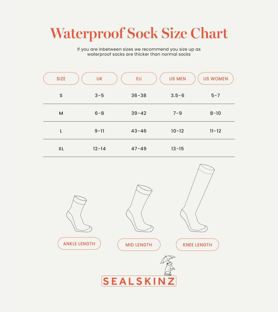 Sealskinz Bircham Waterproof All Weather Ankle Length Sock