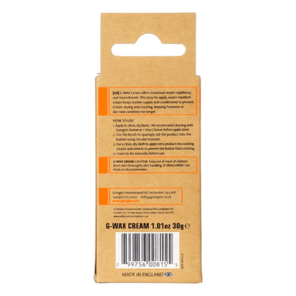 Grangers Mini G-Wax Cream Kit 30ml