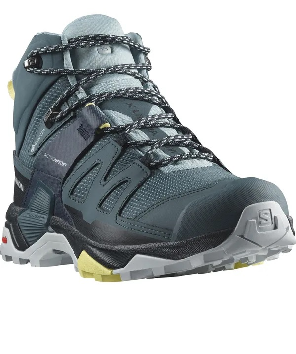 SALOMON apavi X Ultra 4 Mid GTX W blue/black/yellow