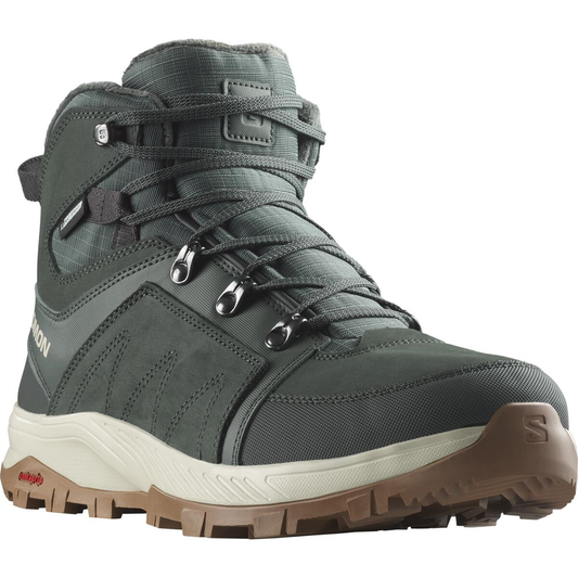 SALOMON apavi Outchill TS CSWP dark green/white
