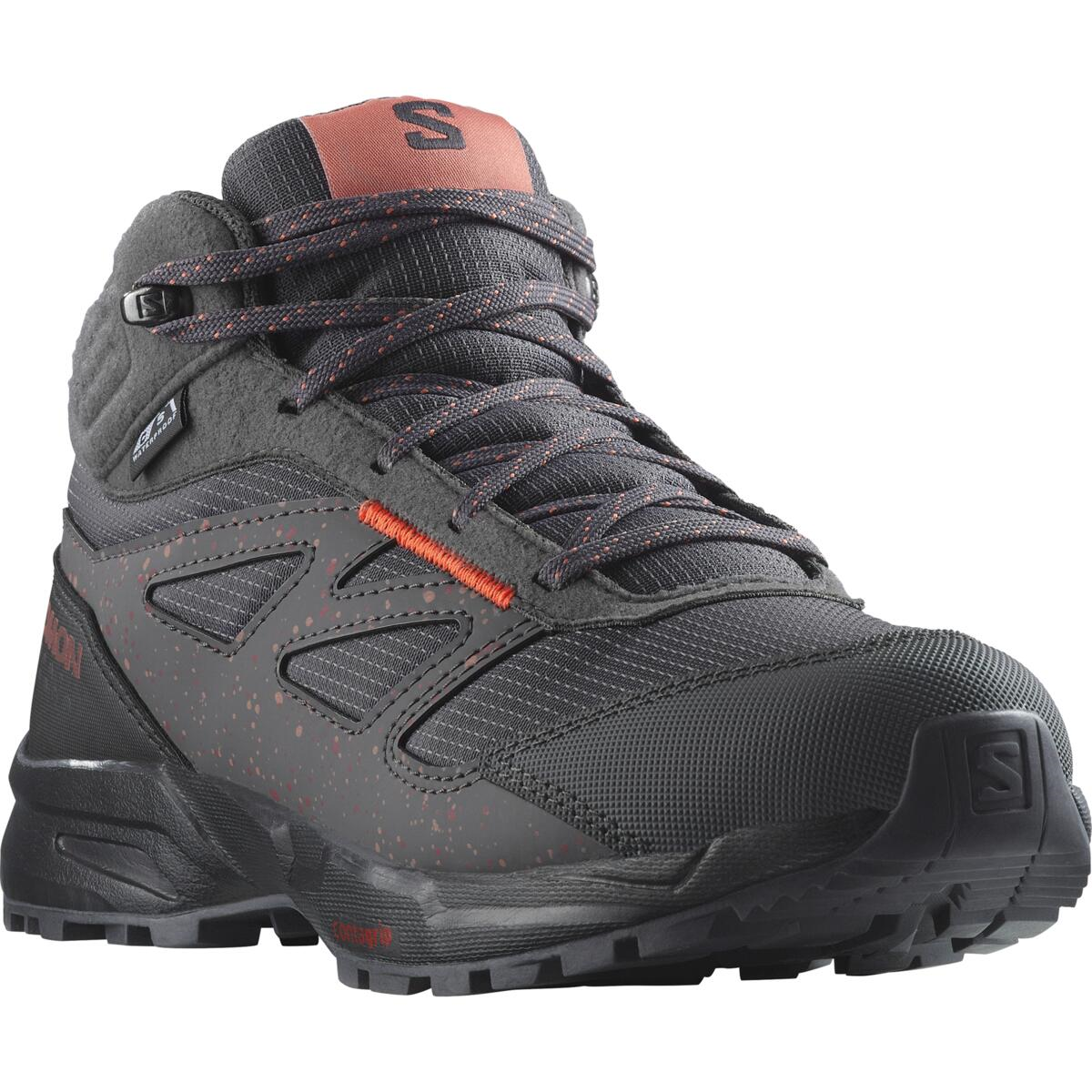 SALOMON apavi Outway Mid CSWP J black/grey/peach