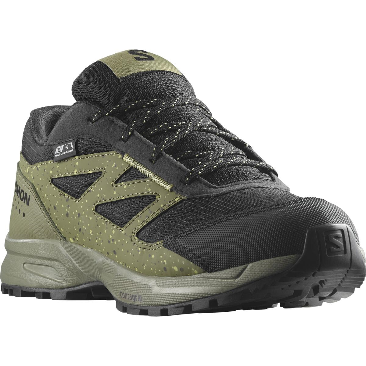 SALOMON apavi Outway CSWP J black/dark green