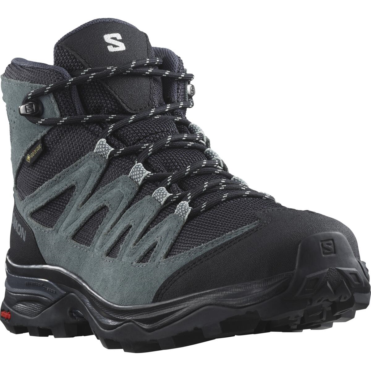 SALOMON apavi X Ward Leather Mid GTX W black/grey