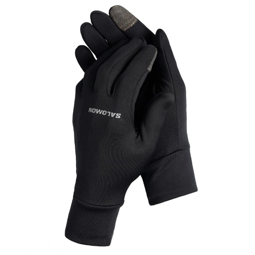 SALOMON Cross Warm Gloves deep black — Skriešanas cimdi