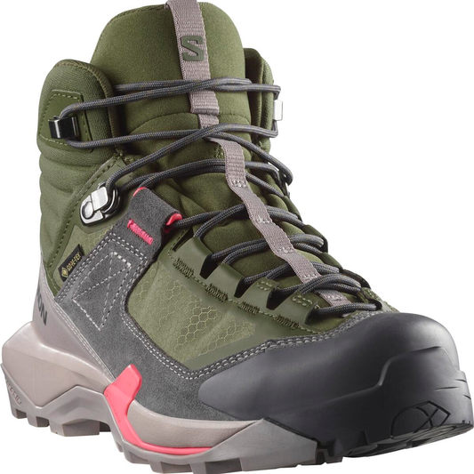 SALOMON apavi X Ultra Alpine Mid GTX W green/grey/pink