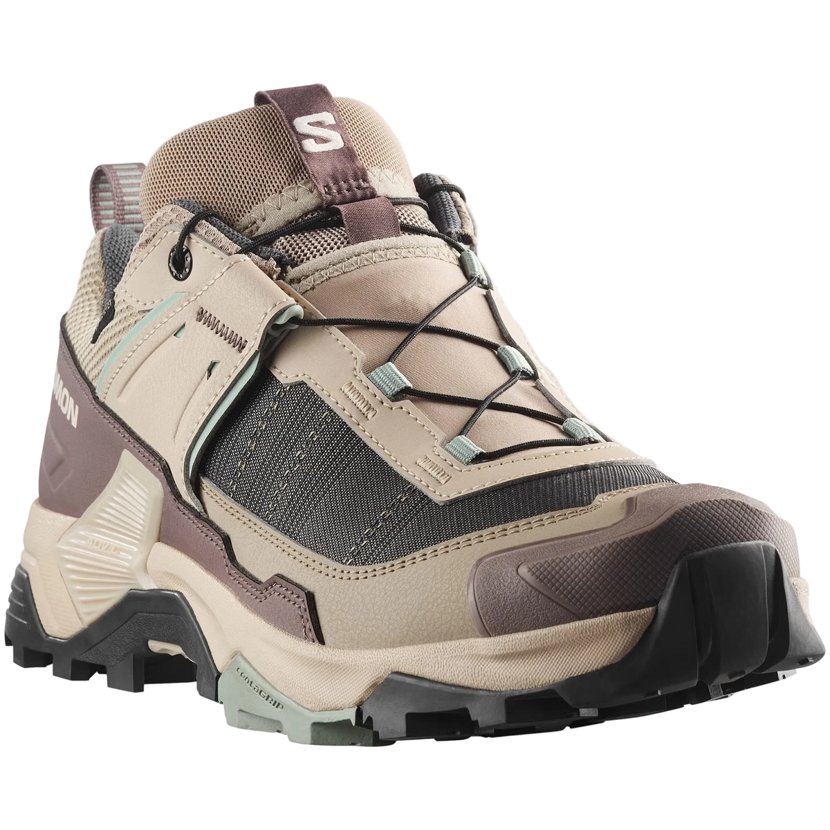 SALOMON apavi X Ultra 5 GTX W desert tan/white pepper/green milieu