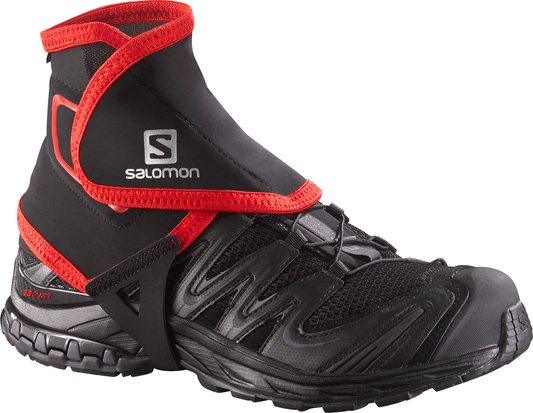 SALOMON pārvalki apaviem Trail Gaiters High black/red