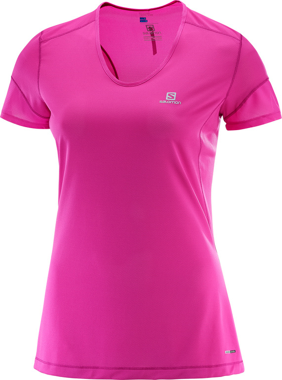 SALOMON T-krekls Trail Runner Tee W pink