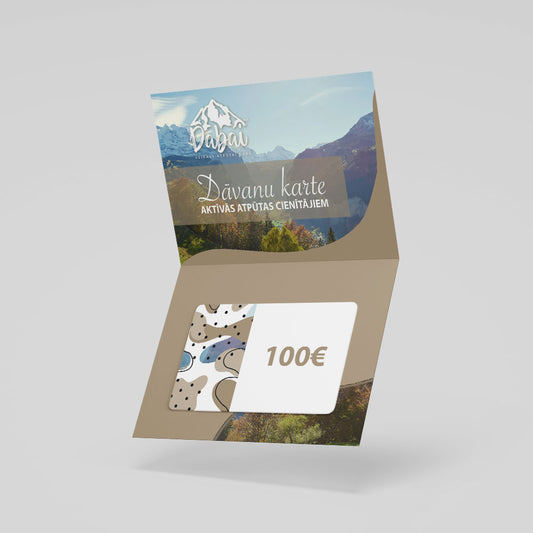 100 EUR dovanų čekis