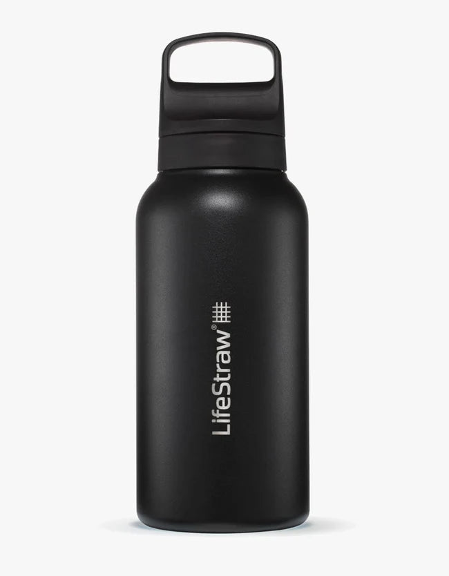 LifeStraw Go 2.0 nerūdijančio plieno vandens filtro butelis 1L