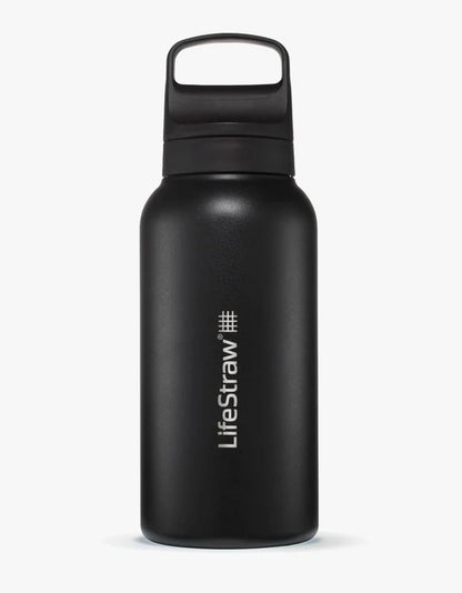 LifeStraw Go 2.0 nerūdijančio plieno vandens filtro butelis 1L