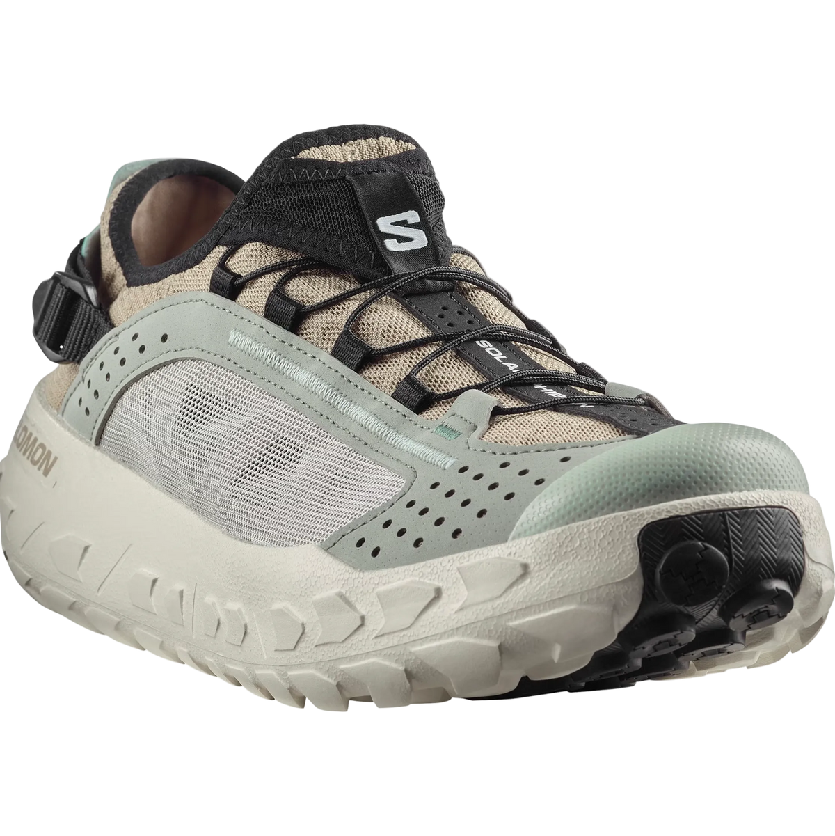 SALOMON apavi Solamphibian desert tan/wrought iron/clearly aqua