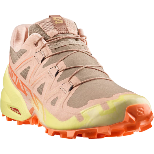 SALOMON apavi Speedcross 6 W burro/sunny lime/almond cream