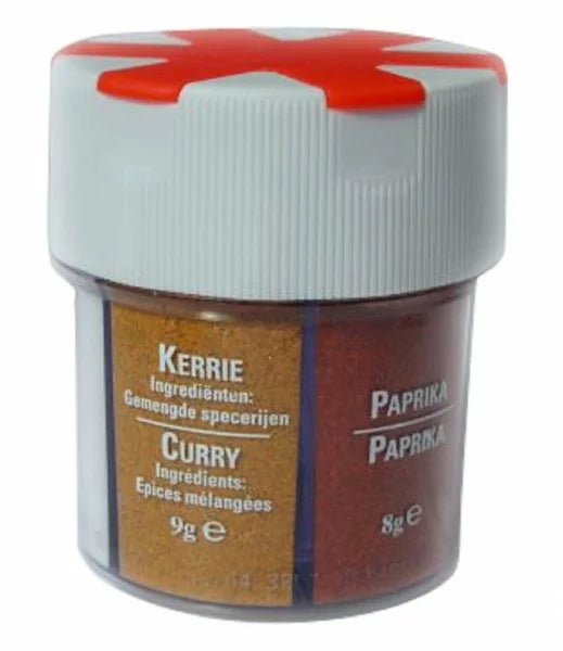 Katadyn Seasonings Dispenser 6 - parts filled - Trek'n Eat - DABAI.LV