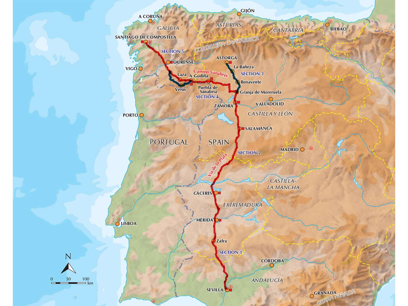 La Via de la Plata and Camino Sanabres (ENG) - DABAI.LV
