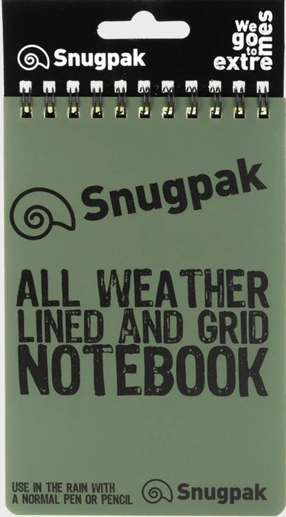 Snugpak vandeniui atsparus užrašų knygelė (alyvuogių)