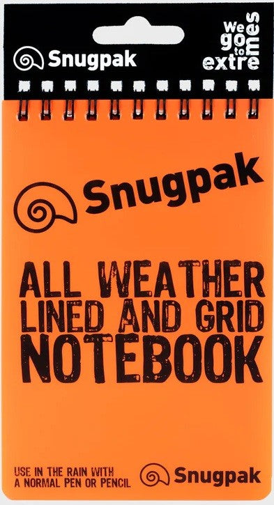 Snugpak veekindel märkmik (oranž)