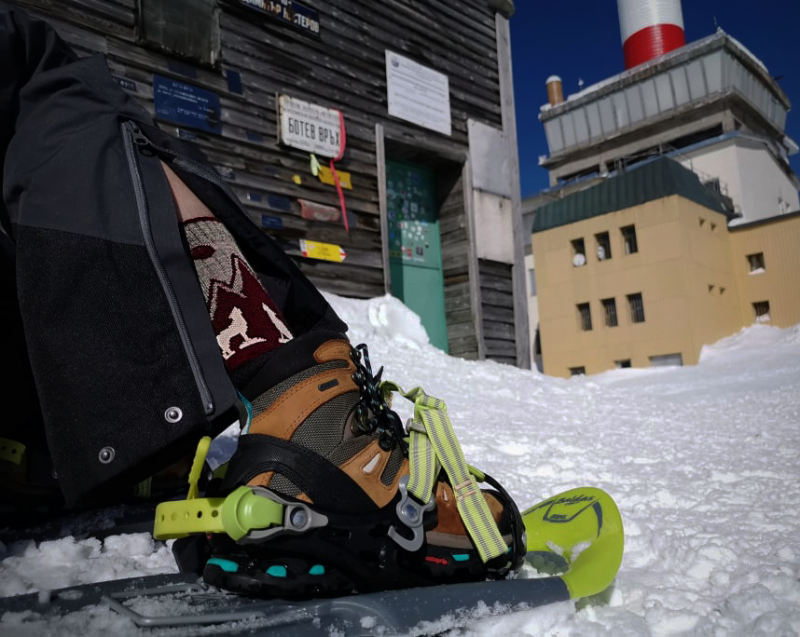 Pirin Hill Merino villased matkasokid - huntmotiiv