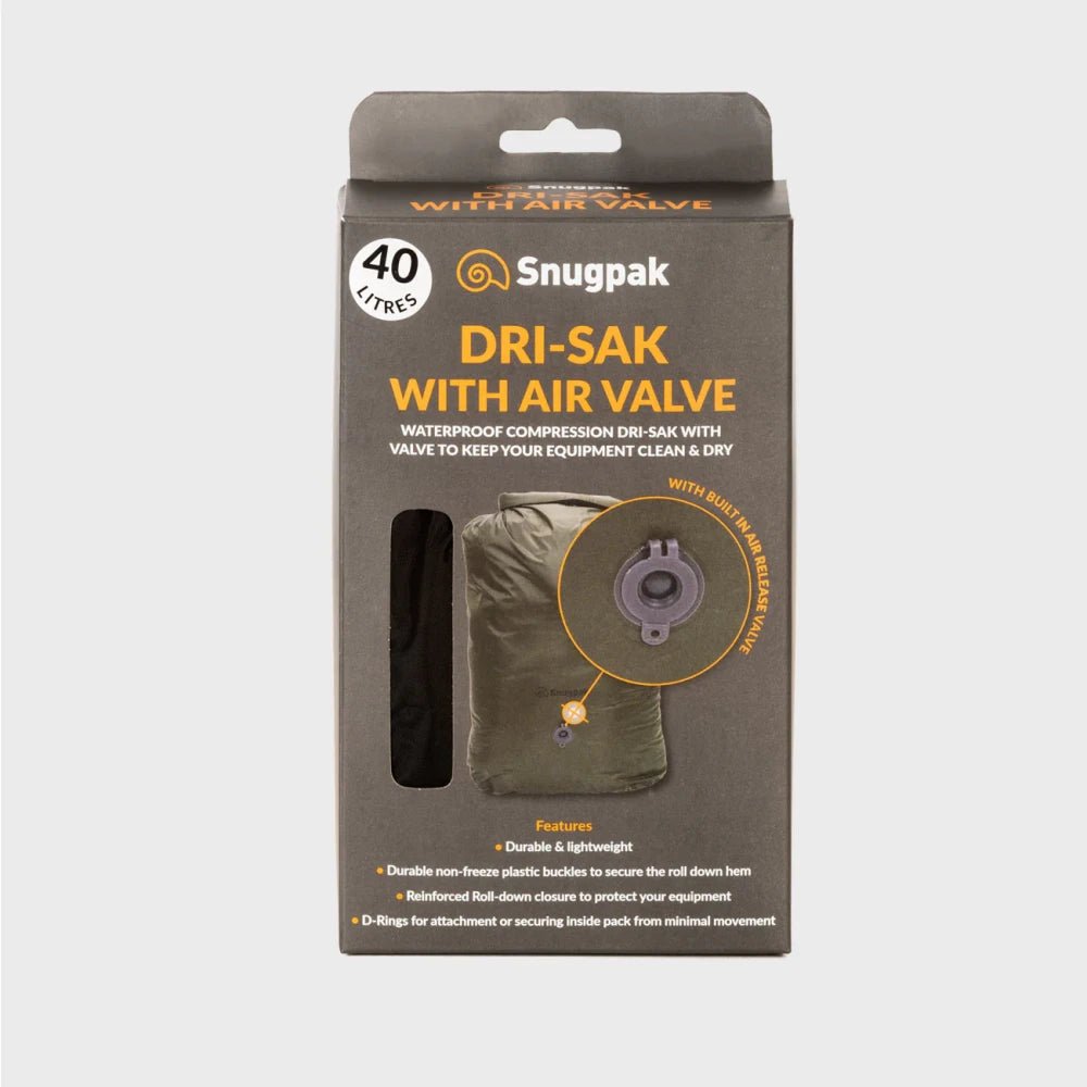Snugpak Dri - Sak With Air Valve 40L - DABAI.LV